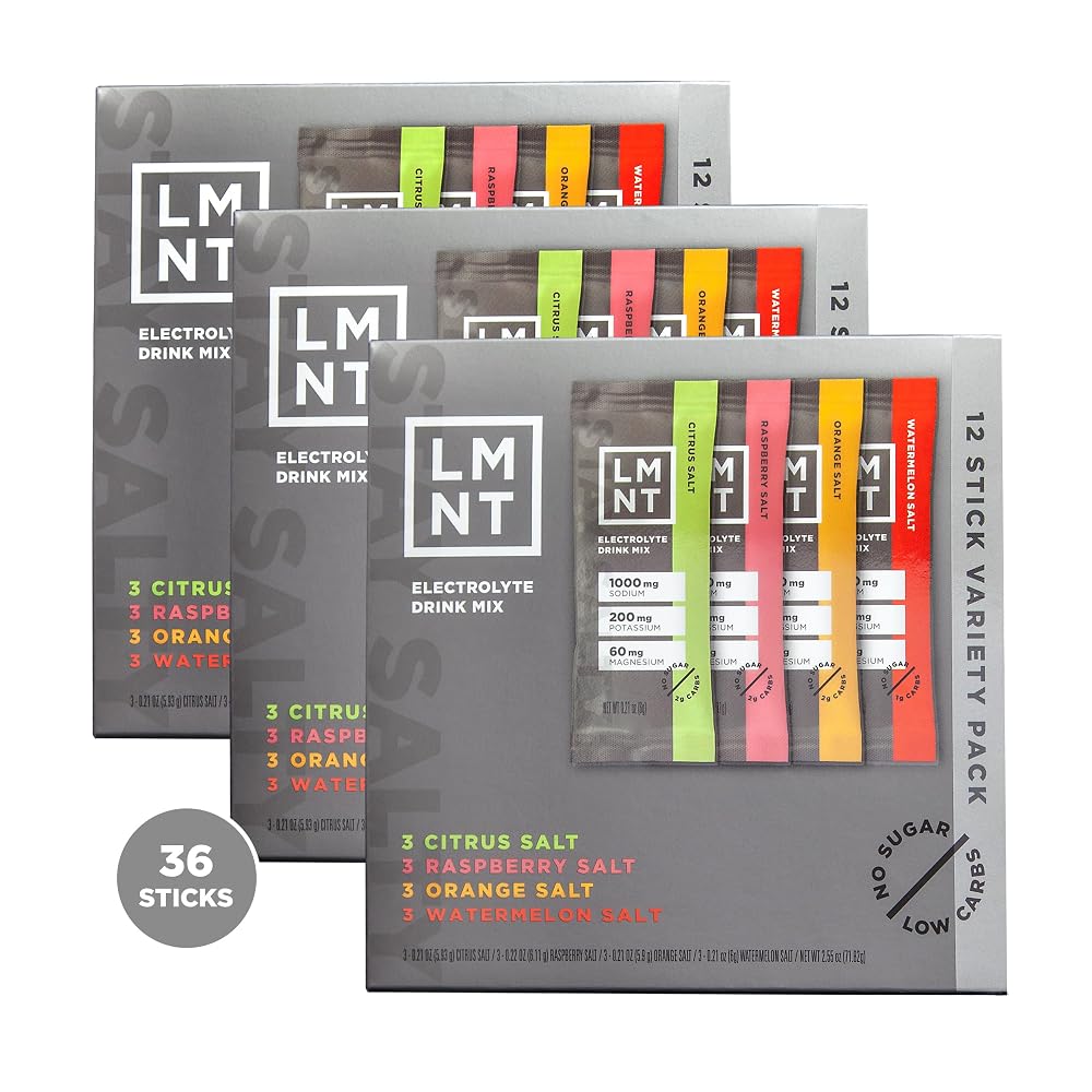 Drink LMNT Zero Sugar Electrolytes Variety Pack - 36 Stick Packs