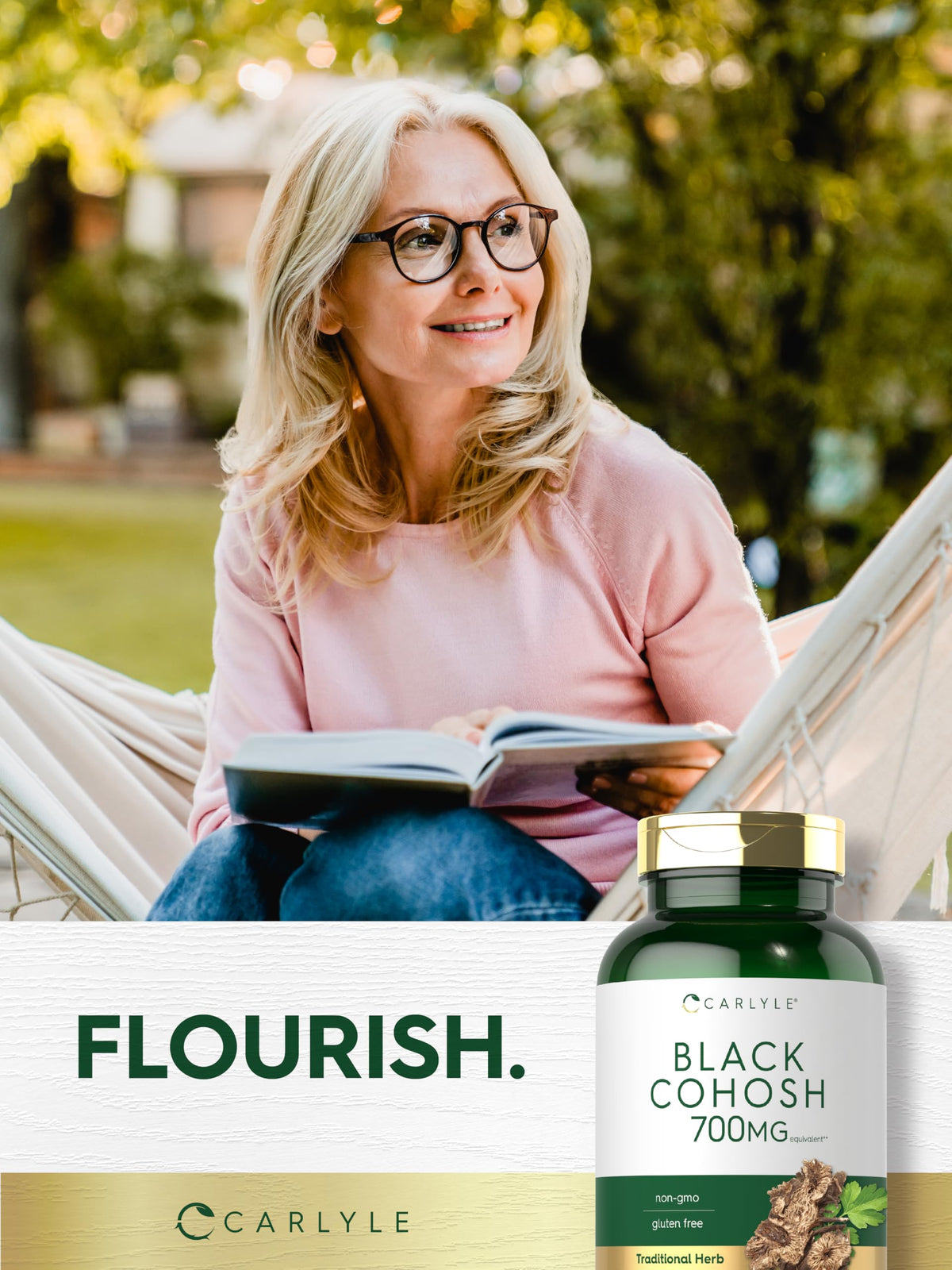 Carlyle Black Cohosh Root Extract Capsules - 300 Count - image 7