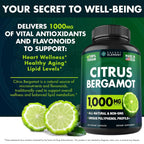 Secret Element Citrus Bergamot 1000MG Gummies&Capsules for Women
