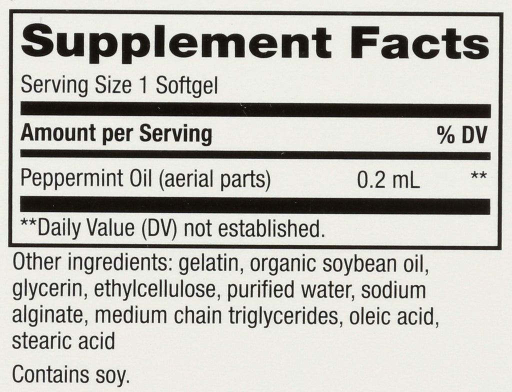 Nature's Way Pepogest EC Peppermint Oil - 60 Softgels - image 4