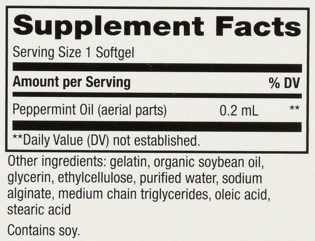 Nature's Way Pepogest EC Peppermint Oil - 60 Softgels - image 4