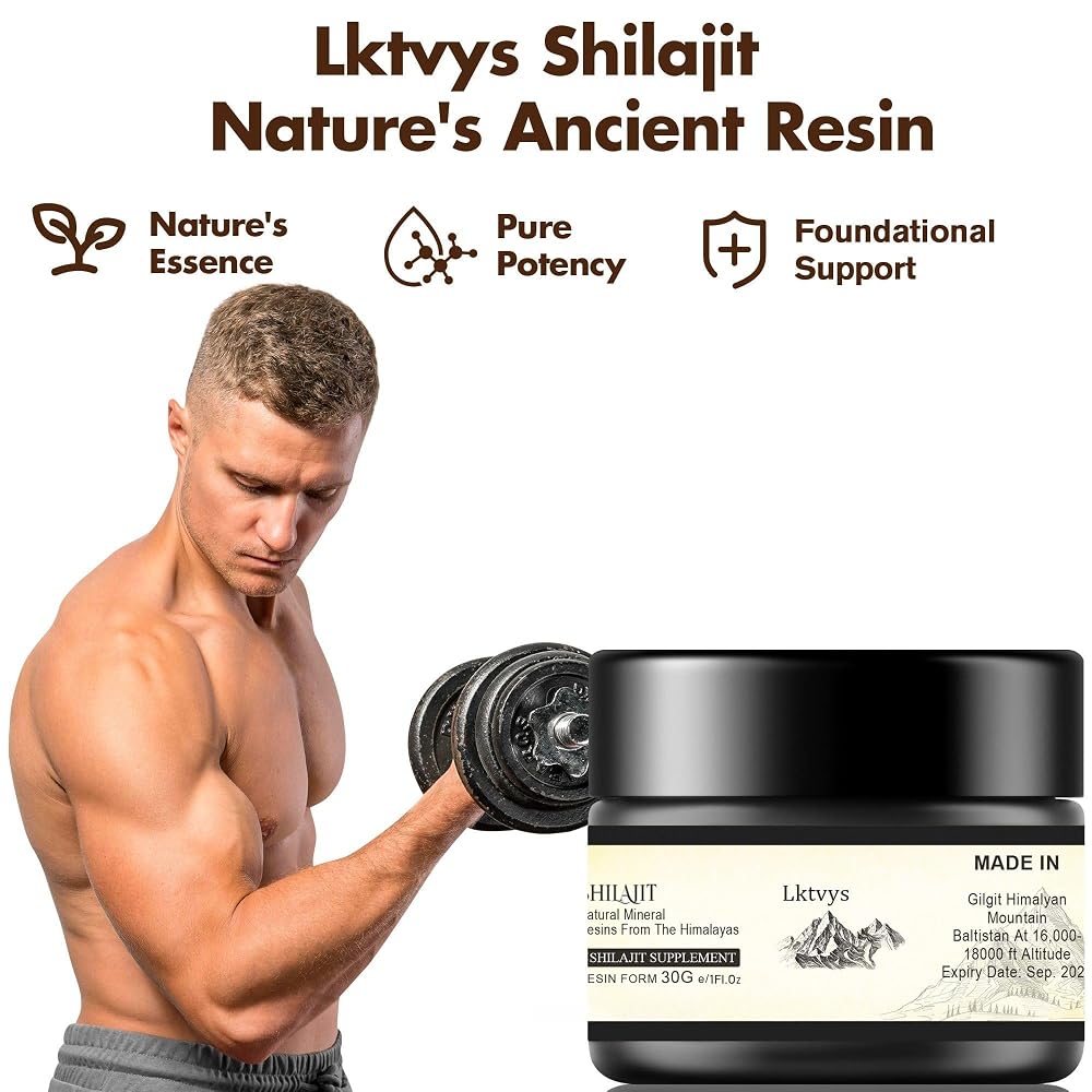 Lktvys Himalayan Shilajit Resin 500 mg - 30 g Jar - image 6