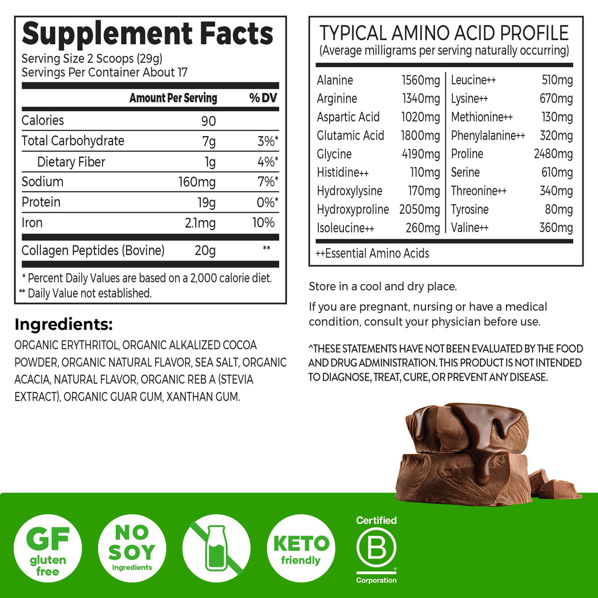 Orgain Hydrolyzed Collagen Peptides Powder for Women & Men