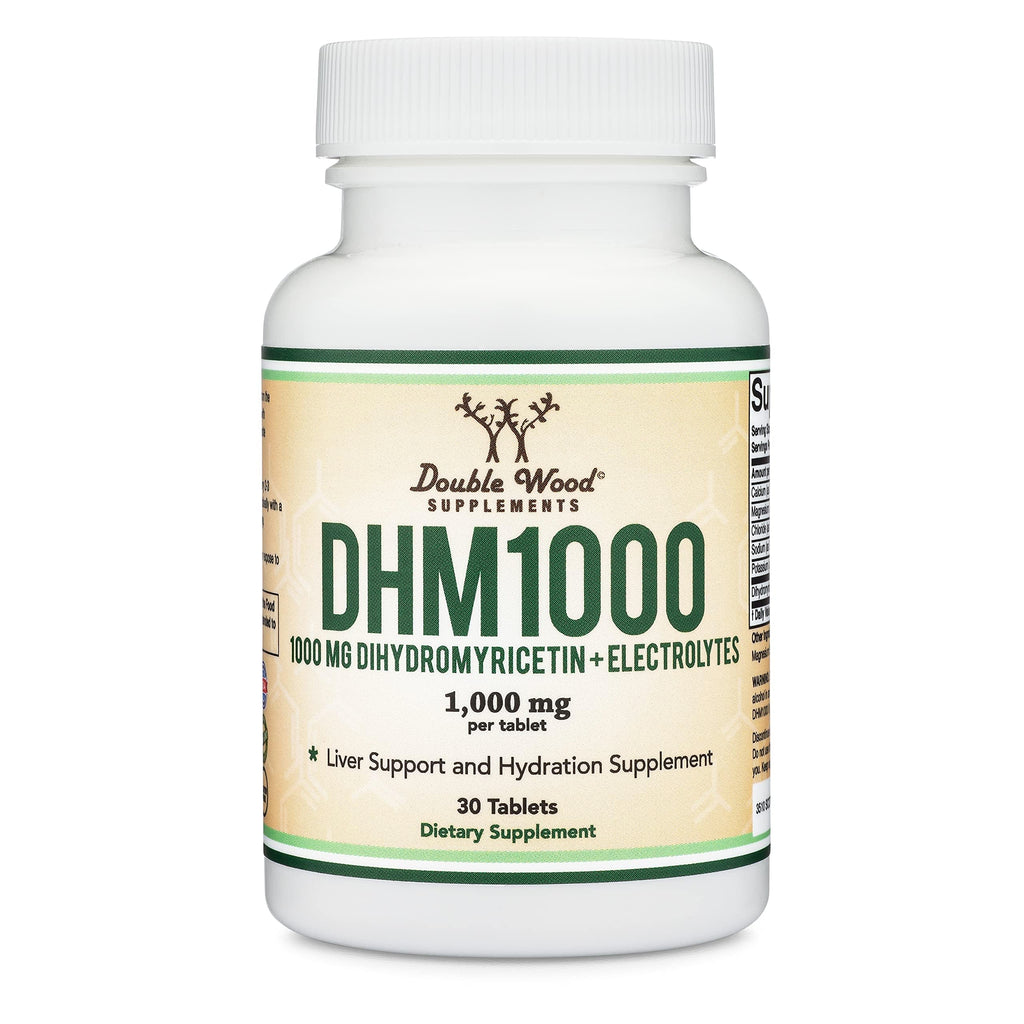 Double Wood Supplements DHM 1,000mg Liver Support - 30 Tablets - image 5