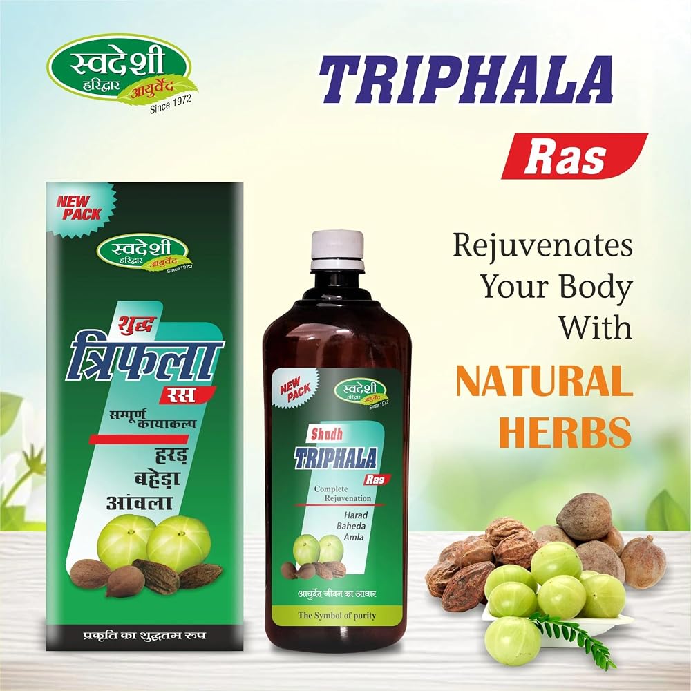 Swadeshi Ayurved Triphala Ras Natural Juice Colon Cleanser - 500 mL - image 8