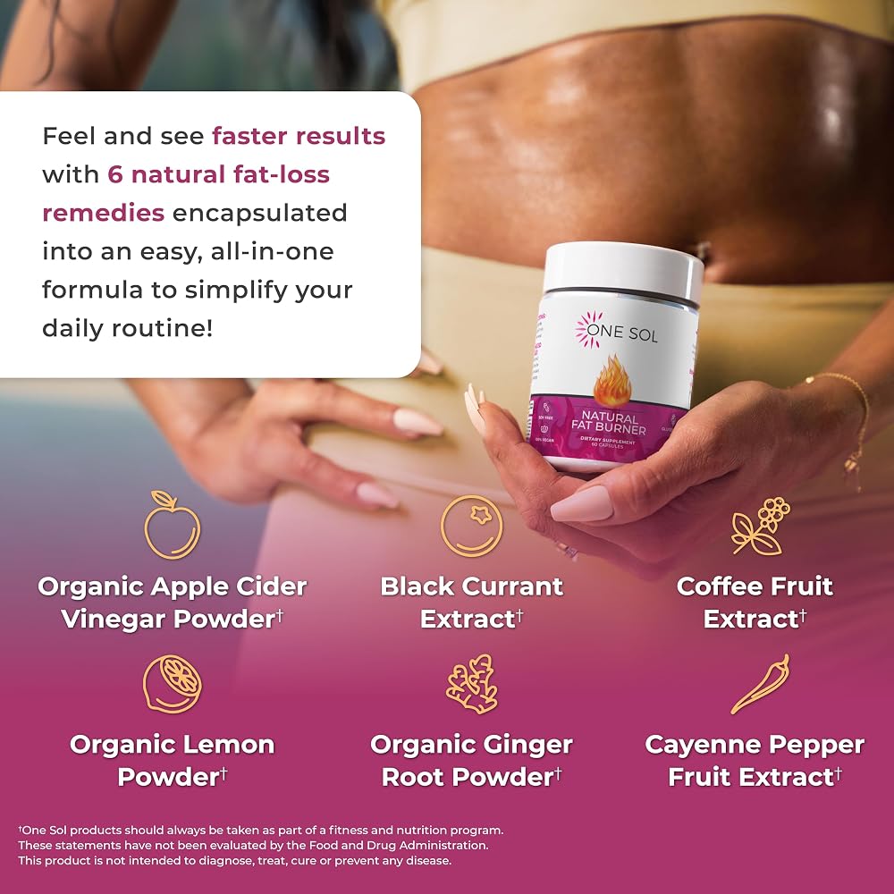 One Sol Women's Metabolism Support for Energy & Weight Management - 60 Capsules - image 5