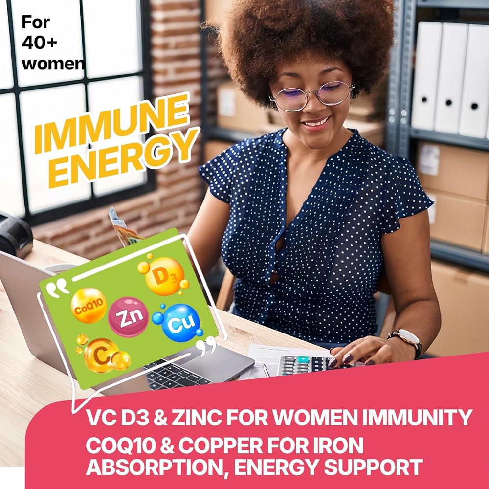 Nextdia Vitamin C Gummies for Women with 5000IU D3 & Zinc