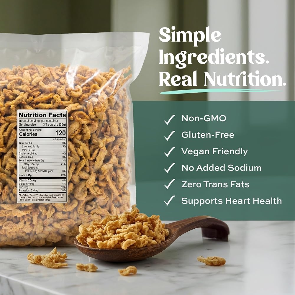 Country Life Natural Foods Soy Curls Non-GMO Vegan Meat Substitute - 3 lb - image 5