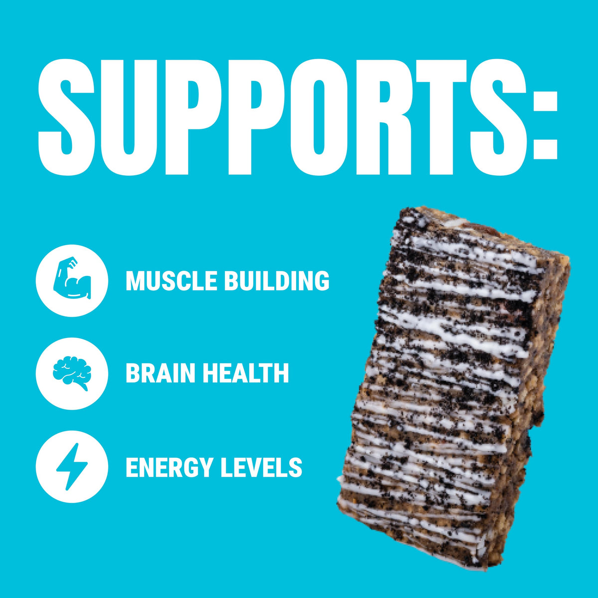 JIMMYBAR Cookies N Cream Protein Bars 19g - 12 Count - image 3