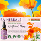 Sun God Medicinals Ra Herbals Organic California Poppy Liquid Extract - 1 fl oz - image 3