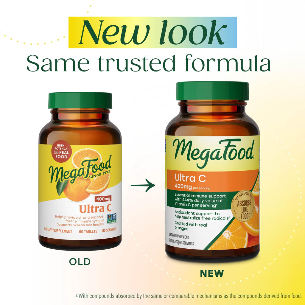 MegaFood Ultra C 400 mg Vitamin C Immune Support - 90 Tablets - image 2