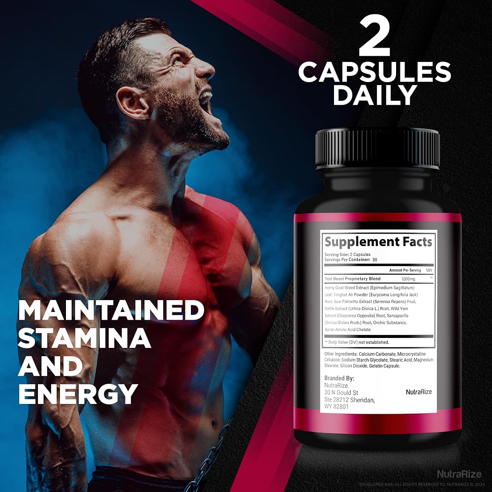 NutraRize ErecPower Male Supplement - 60 Capsules - image 5