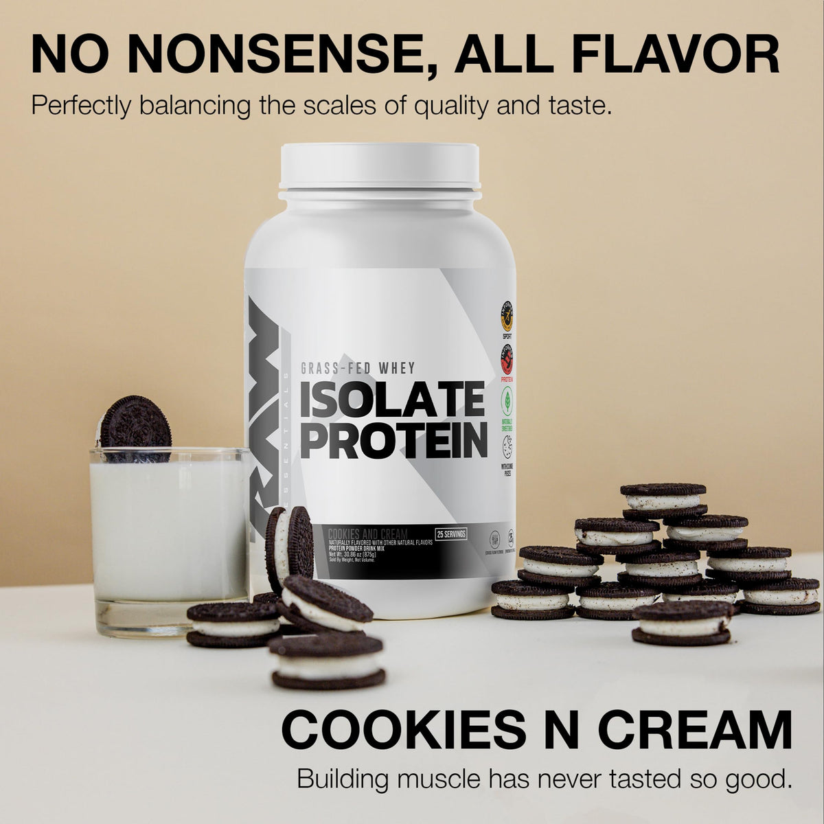 RAW Whey Protein Isolate Powder