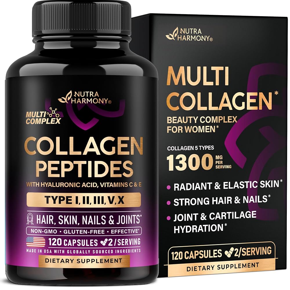 NUTRAHARMONY Multi Collagen Peptides - Hydrolyzed Types I