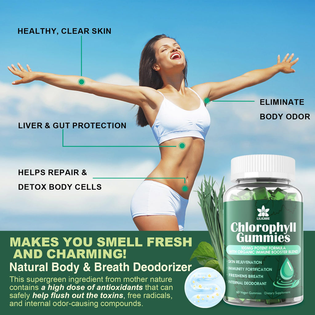 LILICARE Sugar Free Chlorophyll Gummies