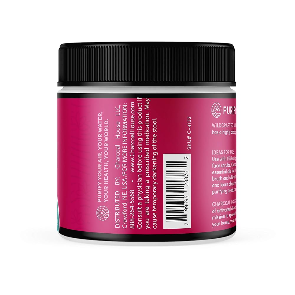 Charcoal House Activated Bamboo Charcoal Powder Food Grade - 8 oz - image 2