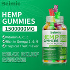 BEIMIC Naturals Fruit Hemp Gummies High Strength - 120 Count - image 2
