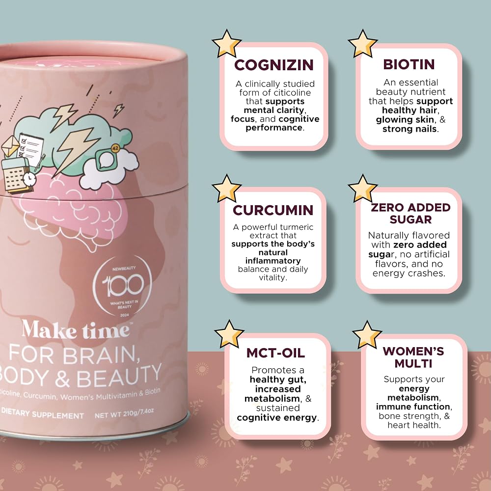 MAKE TIME Brain Health Powder for Women - 30 Servings - image 2