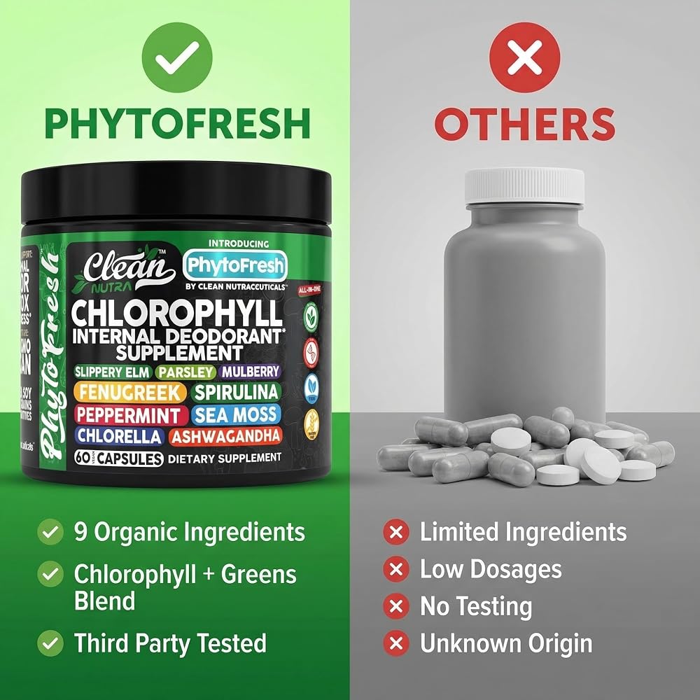 Clean Nutra Chlorophyll Capsules Supplement Internal Deodorant - image 7