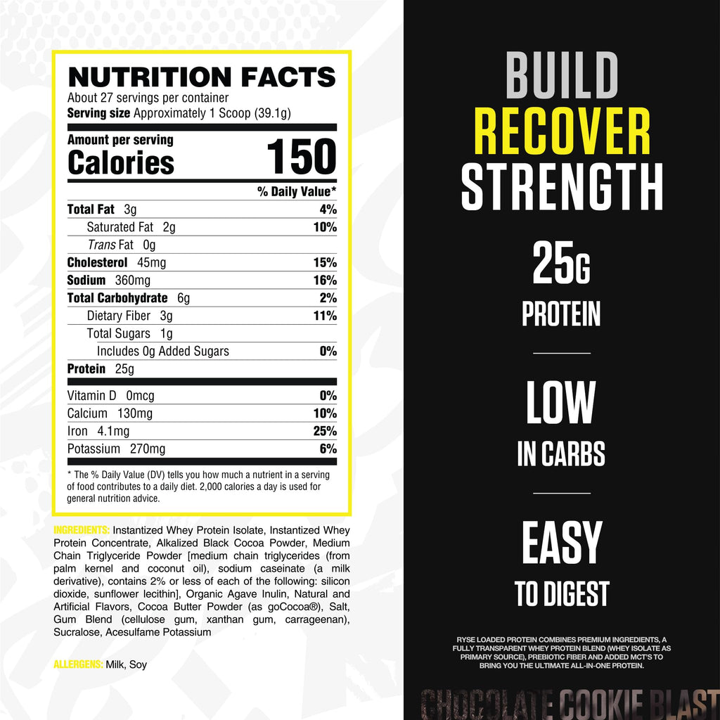Ryse Loaded Protein Powder