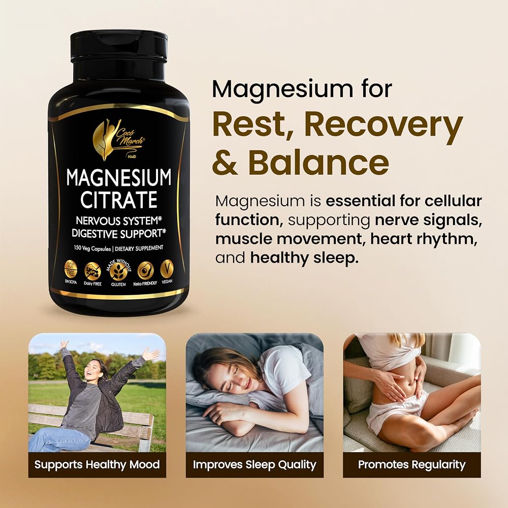 Cocó March N.M.D Magnesium Citrate 500mg - 150 Capsules - image 7