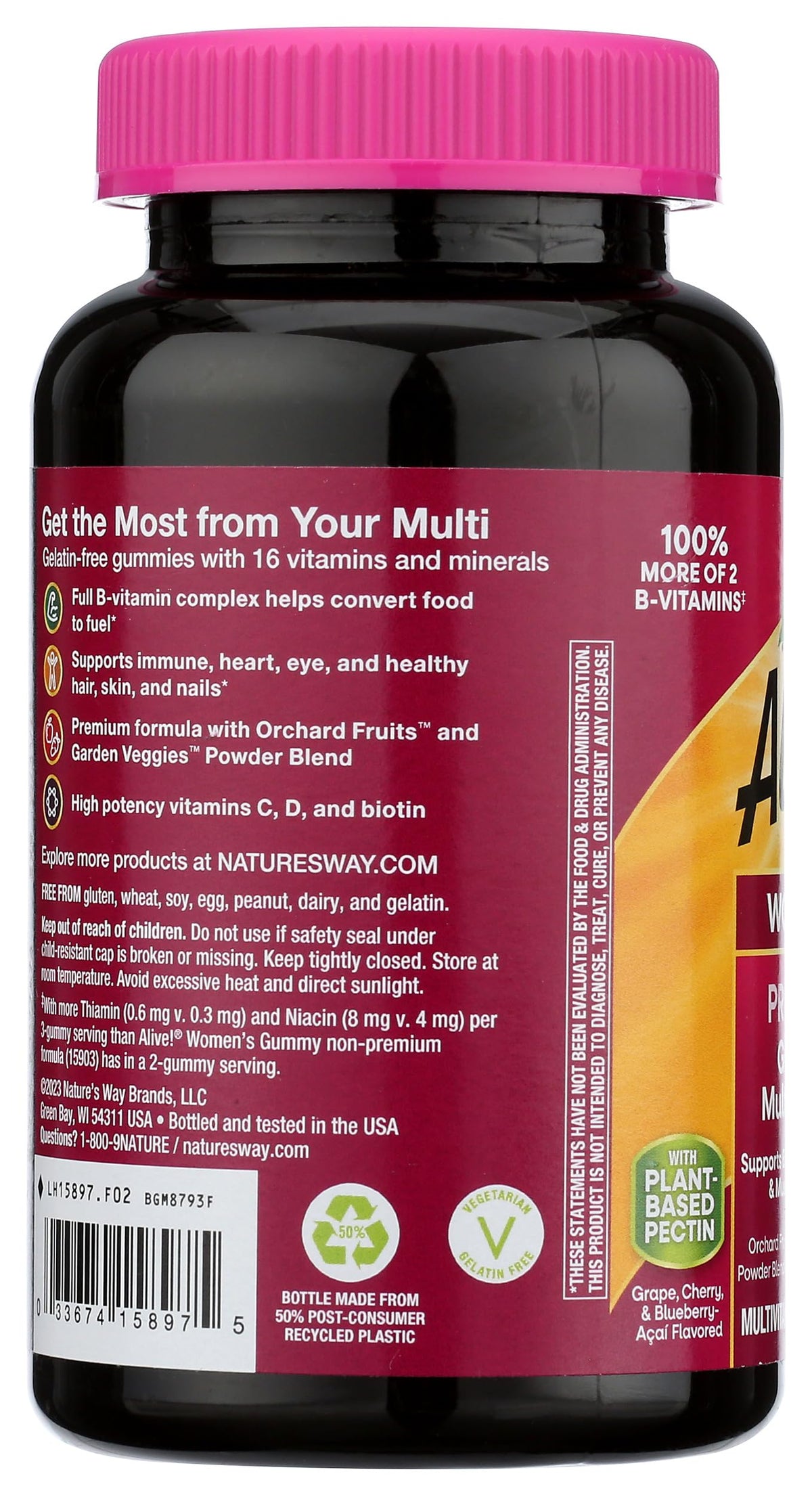 Nature's Way Alive Women's Gummy Multivitamin - 75 Gummies - image 5