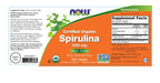 NOW Foods Spirulina 500 mg Organic - 100 Tablets (2 Pack) - image 2
