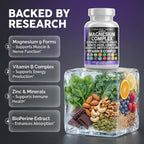 Clean Nutraceuticals Magnesium Complex with B Vitamins - 90 Capsules - image 3