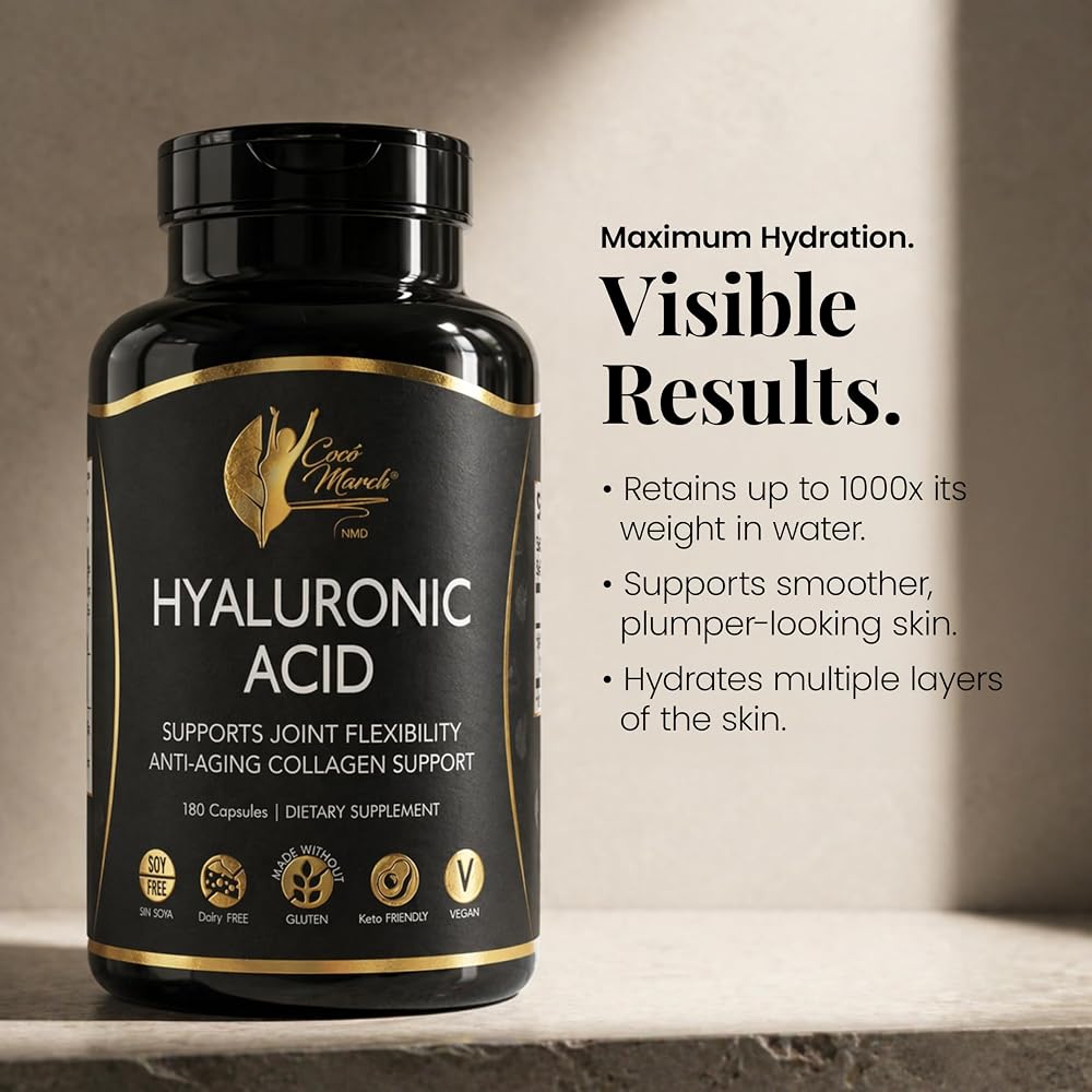 Cocó March N.M.D Hyaluronic Acid Low Molecular Weight - 180 Capsules - image 4