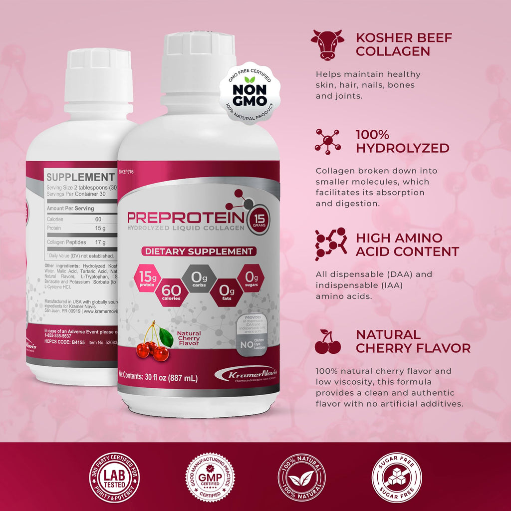 PreProtein 15 Liquid Hydrolyzed Collagen Peptides