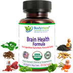 Bodymune Brain Health Formula Organic Nootropic - 60 Capsules