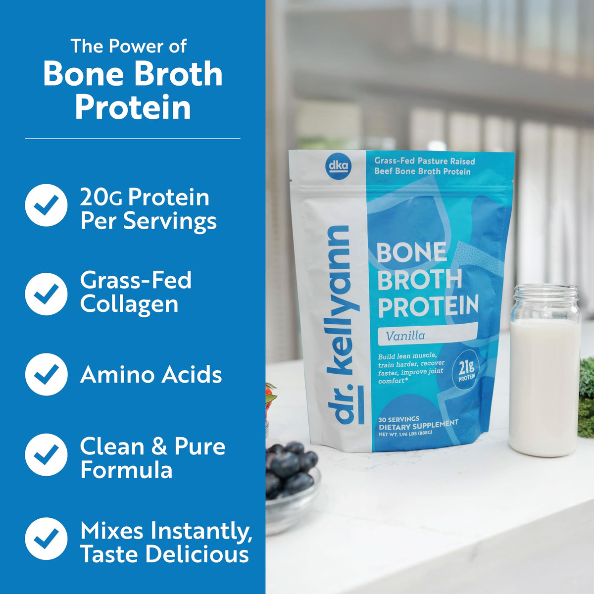 Dr. Kellyann Keto Bone Broth Protein Powder