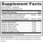 Naturelo Capsules iron 25Mg vitamin C gentle On The Stomach
