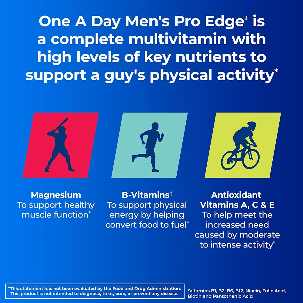One A Day Men's Pro Edge Multivitamin - 50 Tablets - image 4