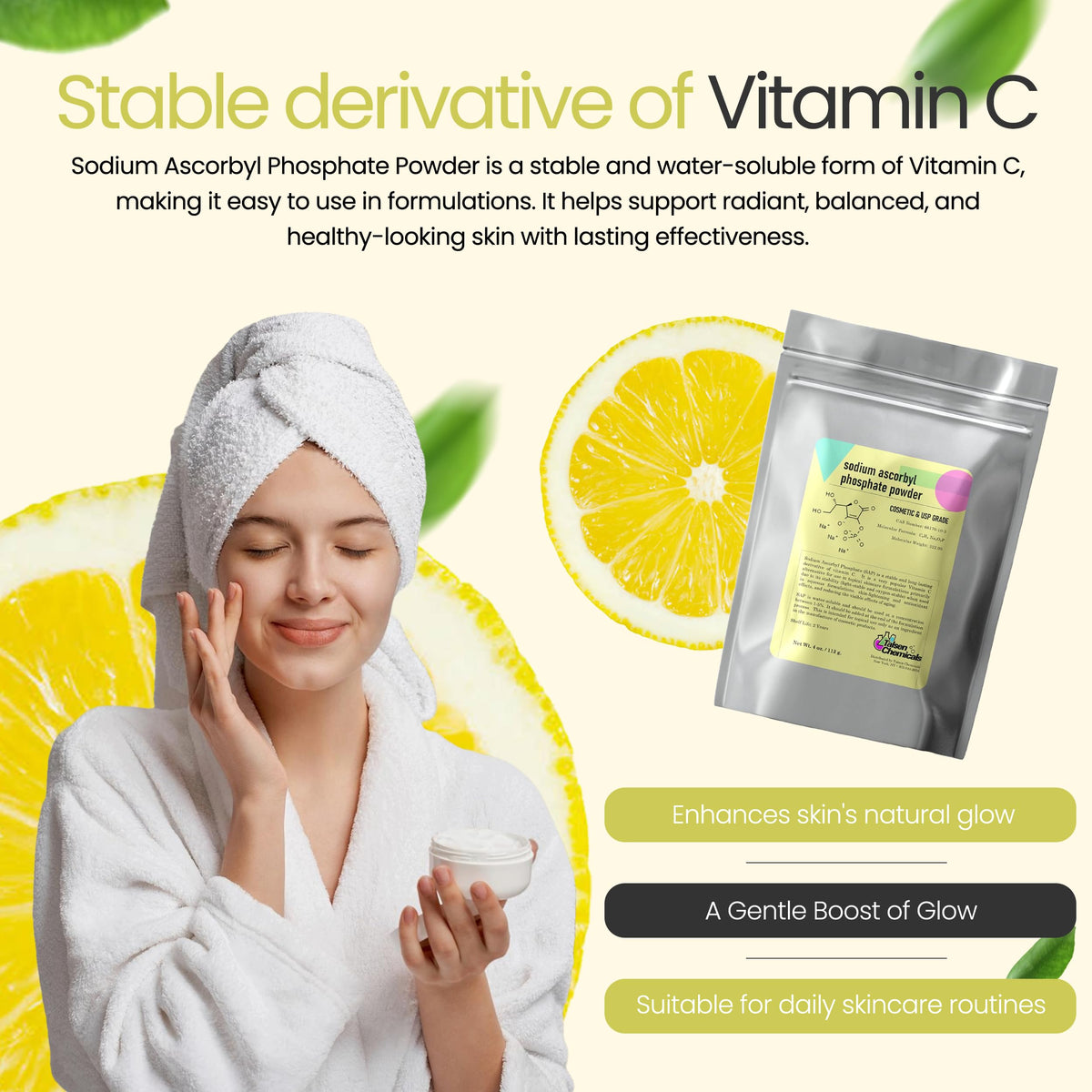 Talsen Chemicals Sodium Ascorbyl Phosphate Sap Powder For Skin Care