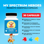 My Spectrum Heroes Probiotic Capsules for Digestive Health - 30 Count - image 2