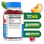 Lifeable Sugar Free Vitamin B12 1000 mcg Gummies - 90 Count - image 2