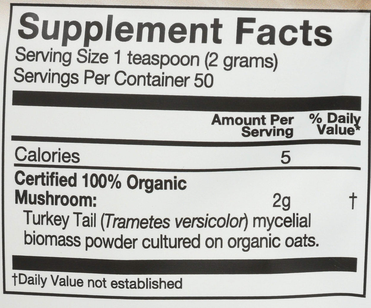 OM Mushroom Superfood Organic Turkey Tail Powder - 100g - image 3