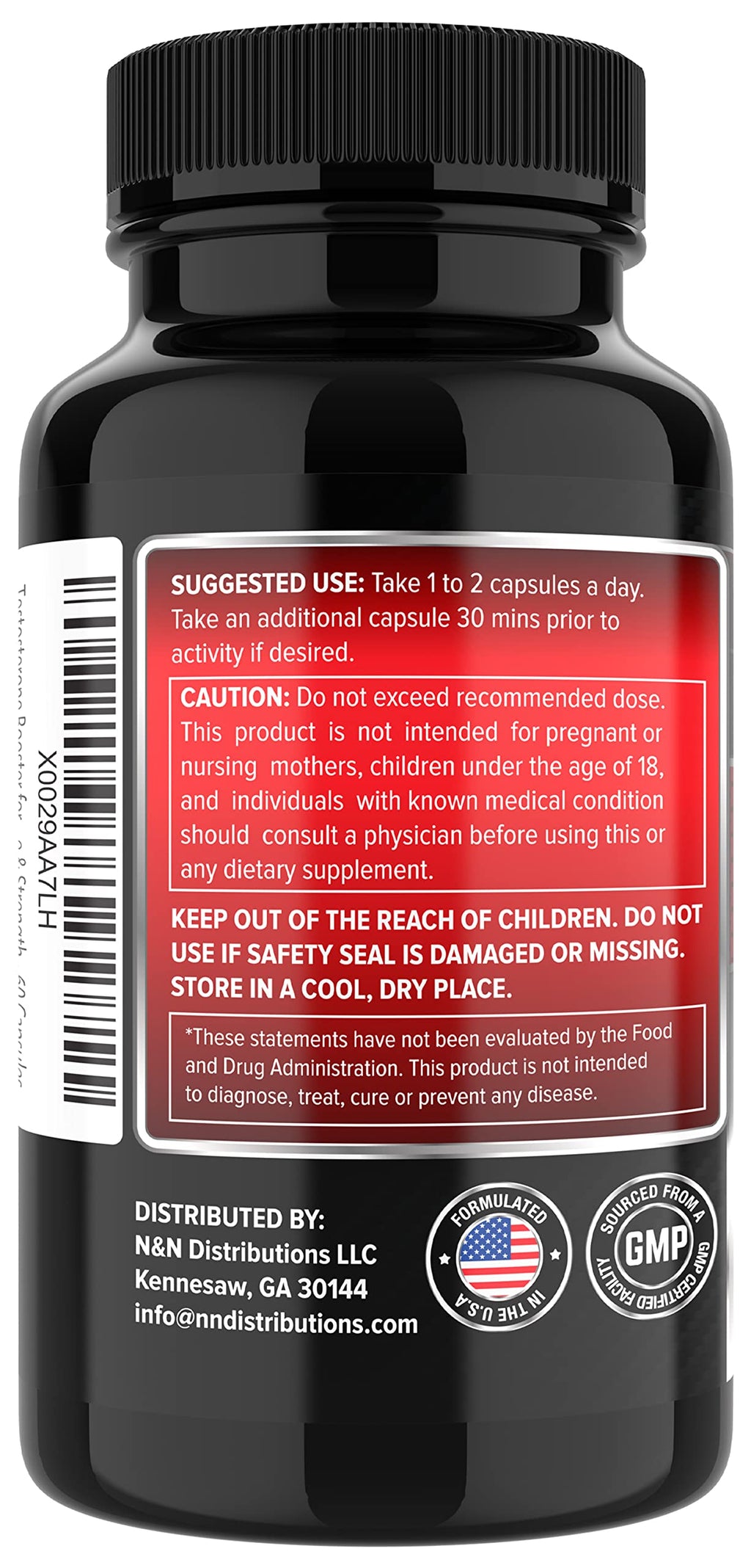 Influx Inspire Testosterone Booster for Men - 60 Vegetarian Capsules - image 8