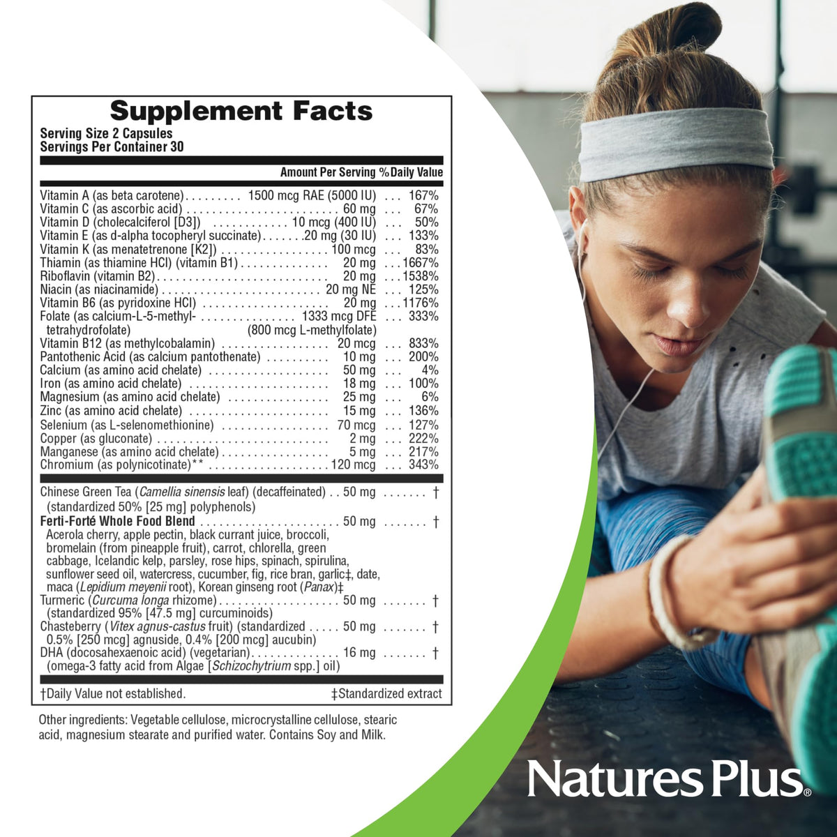Nature's Plus ProCreation Female Fertility Support - 60 Capsules - image 4
