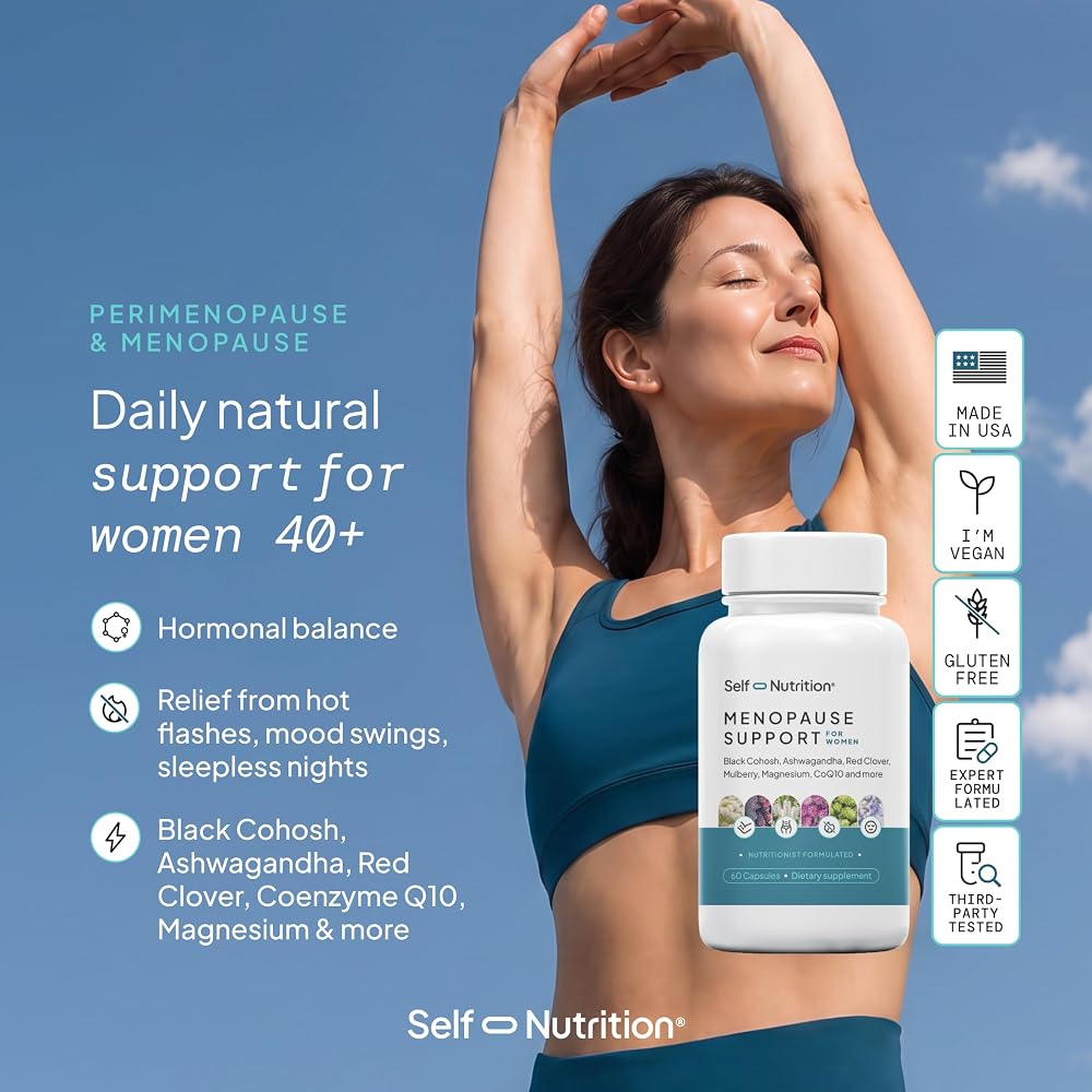SELF NUTRITION Menopause Support for Women - 60 Capsules - image 2