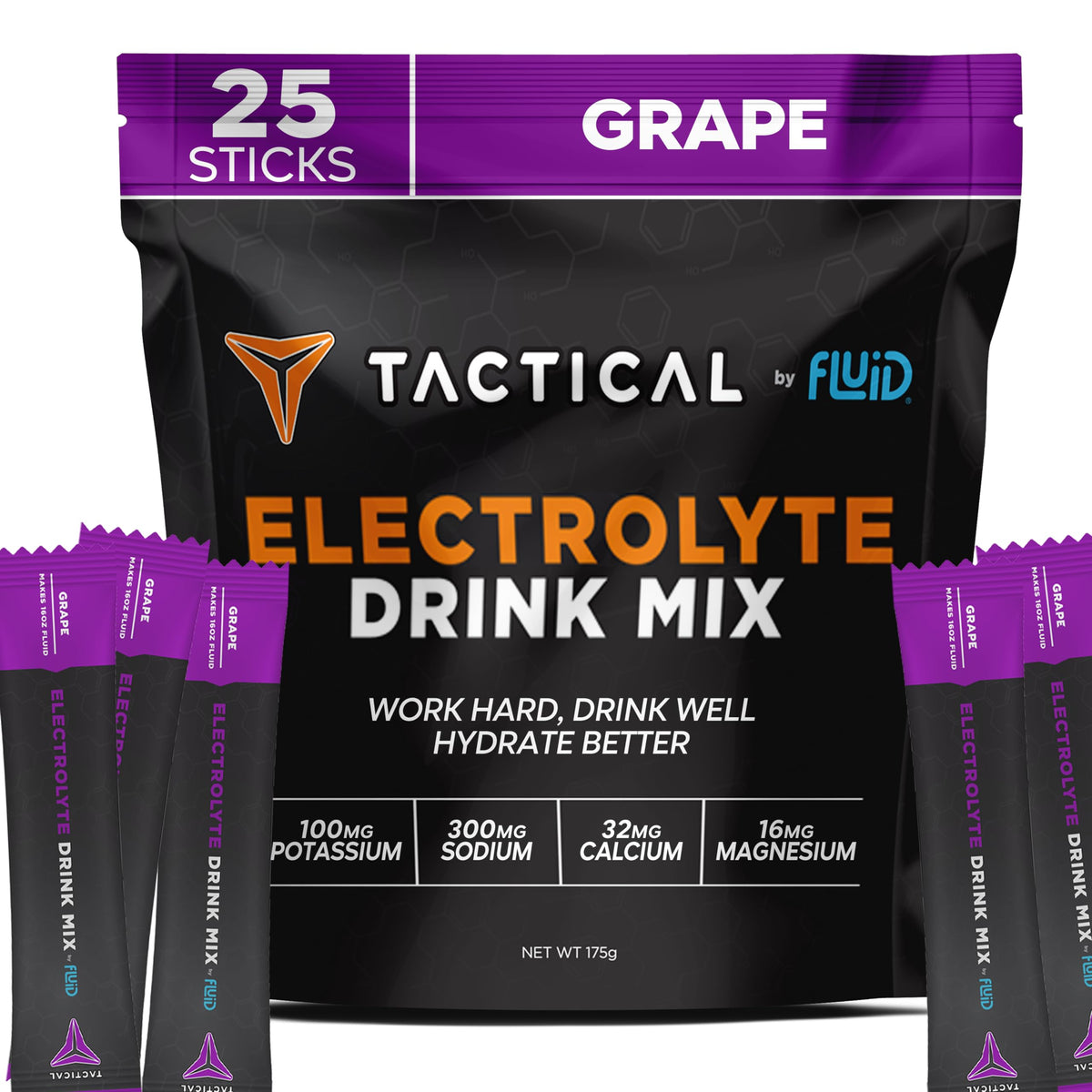 Fluid Tactical - 25 Count Electrolyte Powder