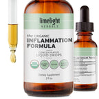 LIMELIGHT HERBALS Organic Inflammation Formula Liquid Turmeric - 2 Fl Oz