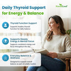 ForestLeaf Thyroid Support with Iodine - 60 Vegetarian Capsules - image 3