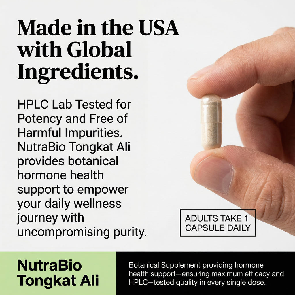 NutraBio Tongkat Ali Longjack 200mg - 60 Capsules - image 7
