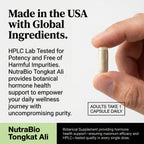 NutraBio Tongkat Ali Longjack 200mg - 60 Capsules - image 7