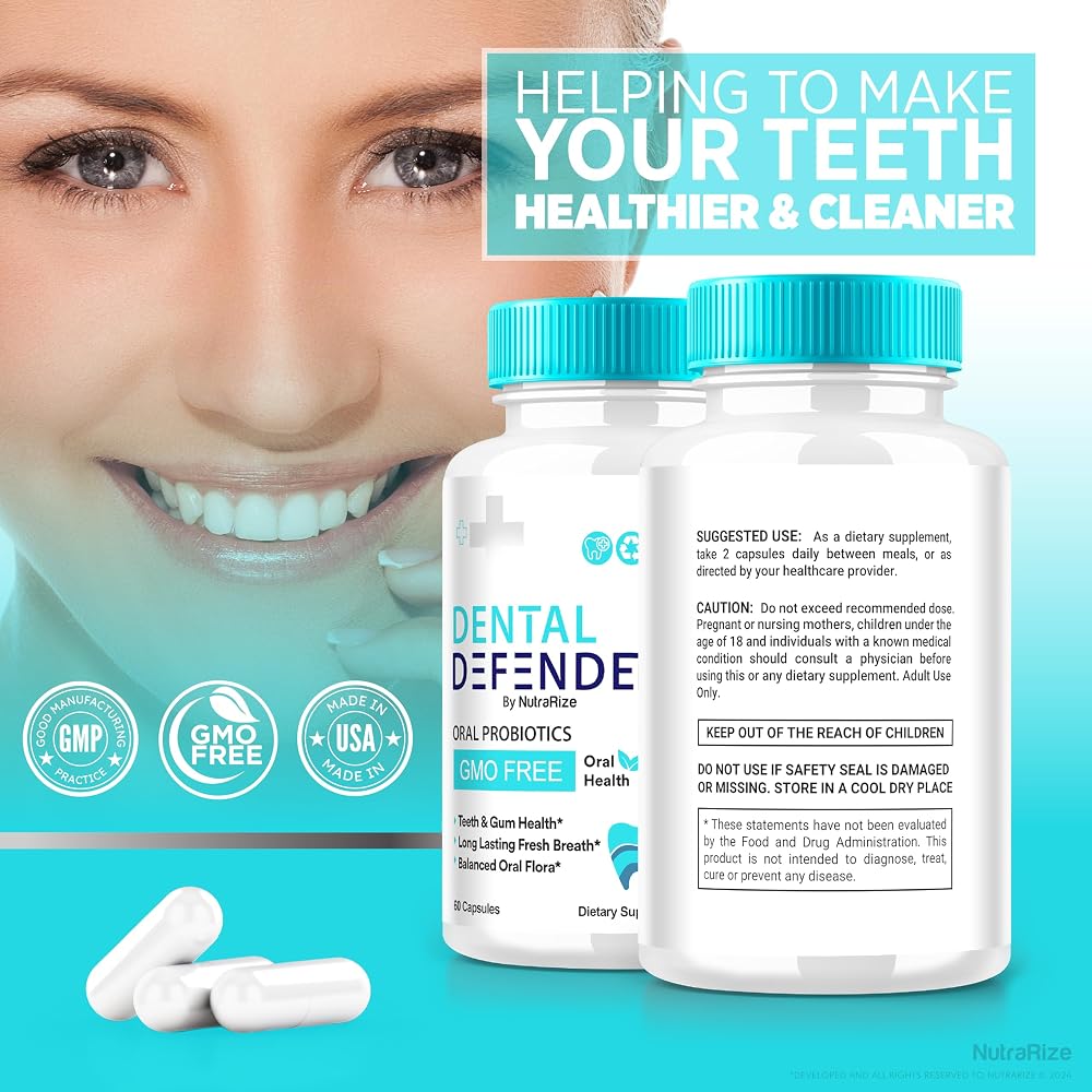 NutraRize Dental Defender Capsules Oral Support - 120 Capsules - image 8