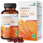 Futurebiotics Omega-3 Fish + Krill Oil 1000 MG - 120 Softgels