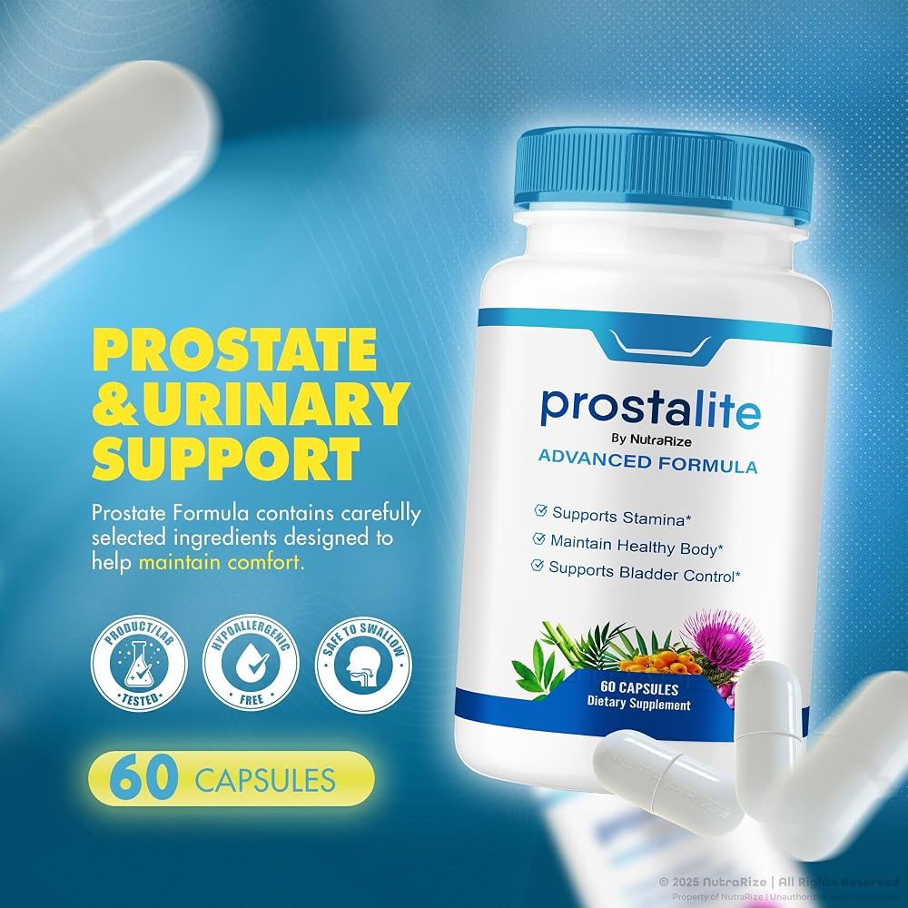 NutraRize Prostalite All-Natural Prostate Support Supplement - 120 Capsules - image 3