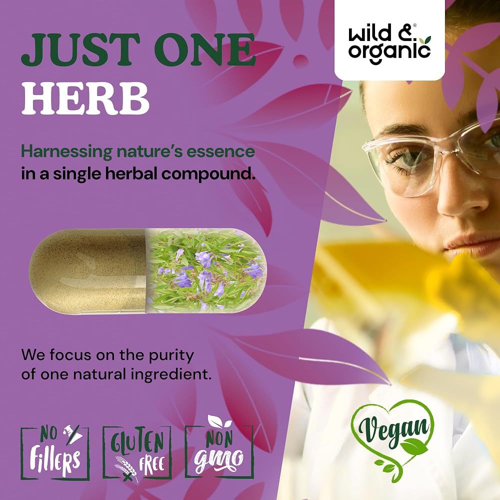 Wild & Organic Skullcap Capsules